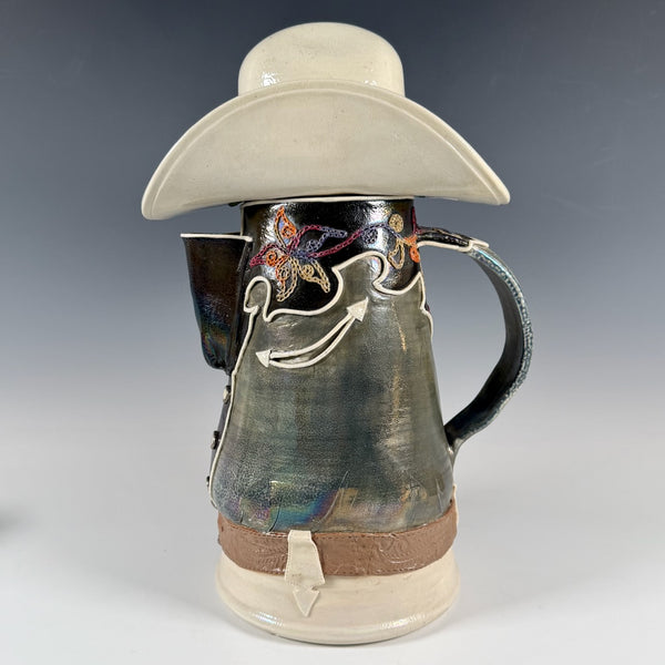 Jeanne Otis Fronske cowboy sculpture