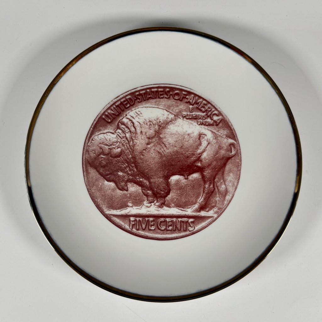 Kurt Weiser buffalo nickel plates, set of 2