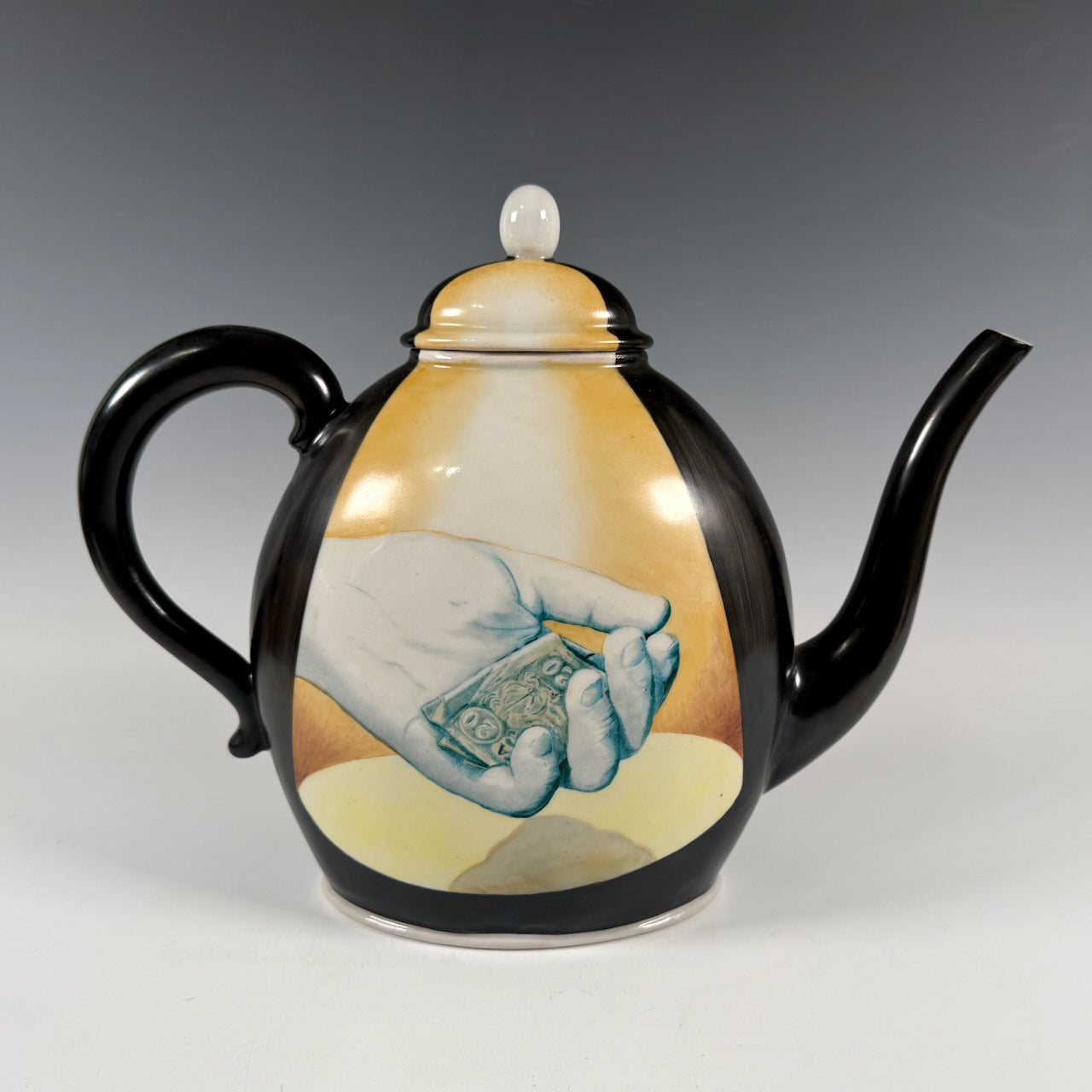Kurt Weiser large sculptural teapot
