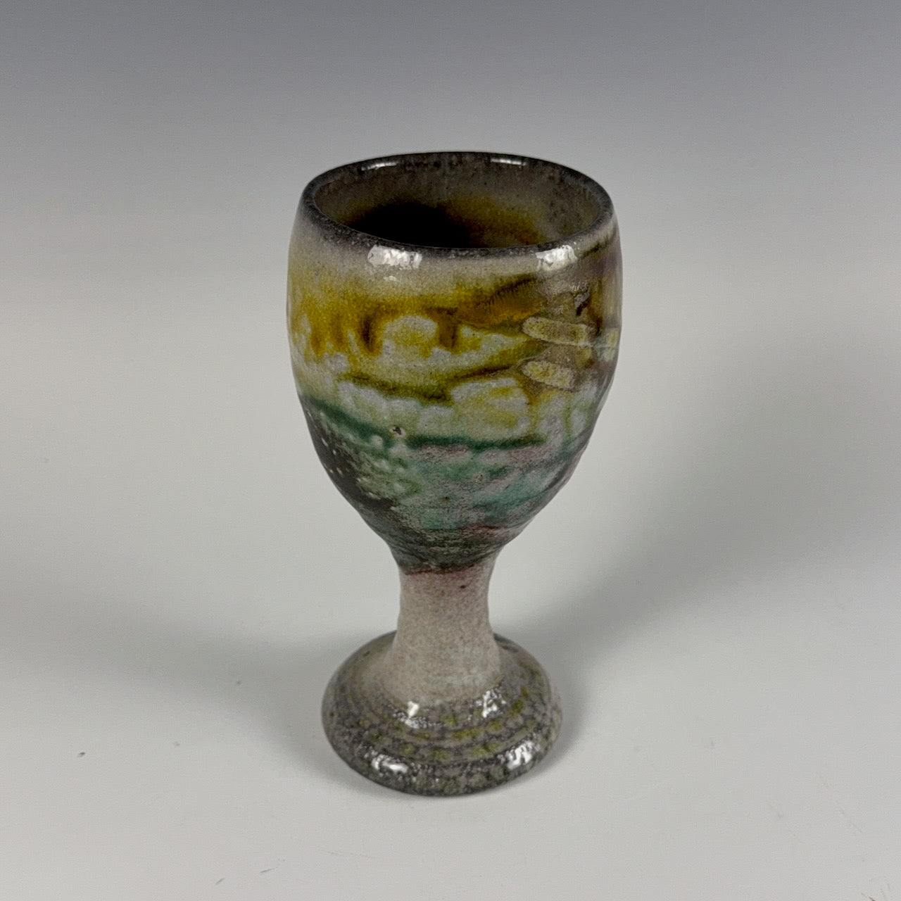 Bill Gossman wine goblet, 1 of 2