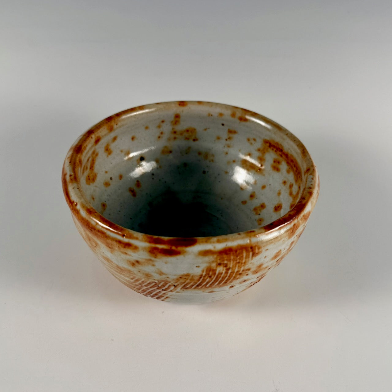 Warren MacKenzie bowl, final firing, 2 of 2