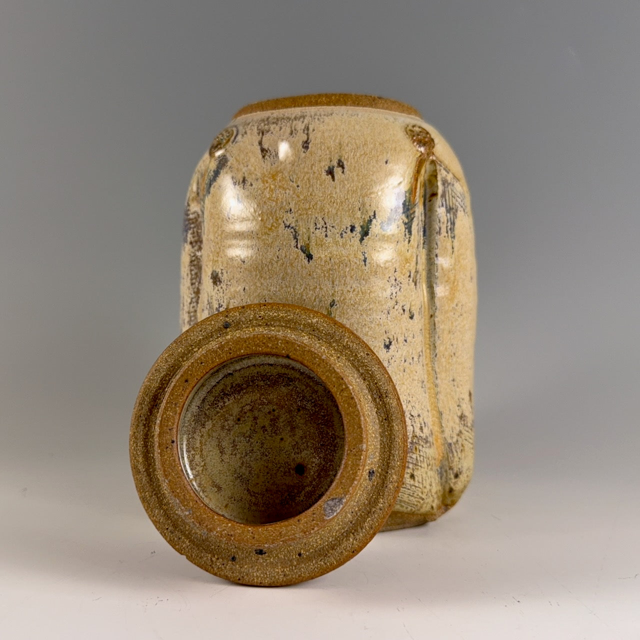 Les Lawrence lidded jar, 1 of 2