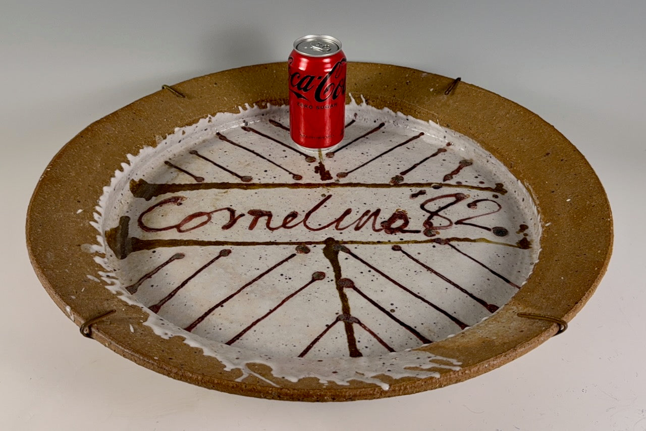 Philip Cornelius large wall hanging platter