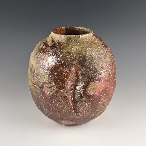 Arakawa Pottery altered woodfired vase