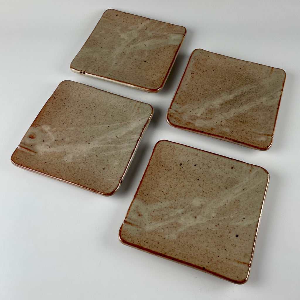 David Glenn lunch plates, set of 4
