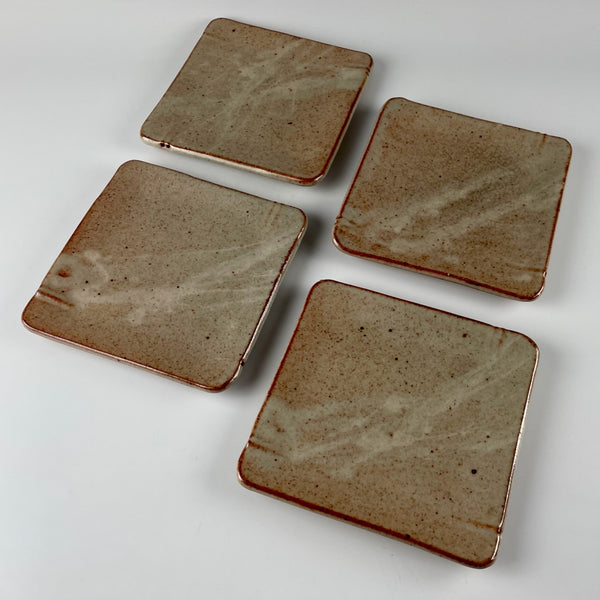 David Glenn lunch plates, set of 4
