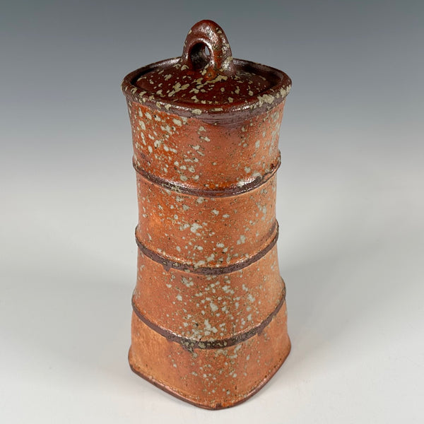 George Lowe lidded canister