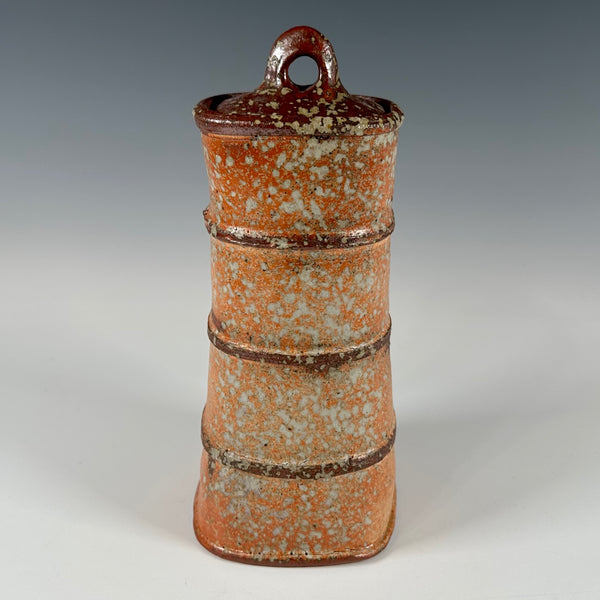 George Lowe lidded canister