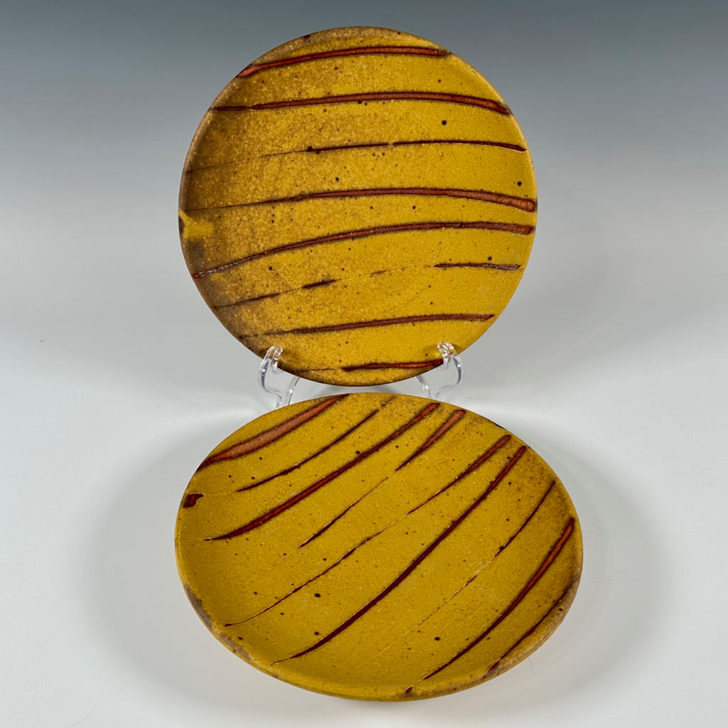 Jan McKeachie Johnston Plates Set Of 2 Curated Ceramics jan-mckeachie-johnston-plates-set-of-2-curated-ceramics