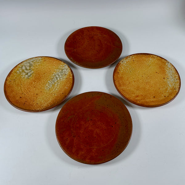Jo Severson plates, set of four
