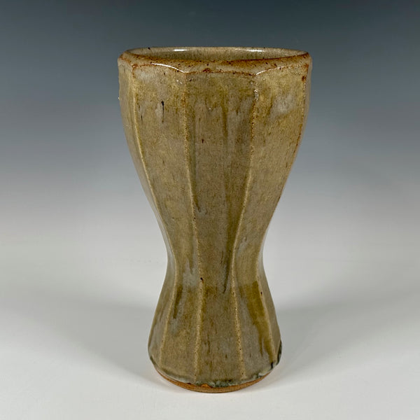 Warren MacKenzie faceted vase, large