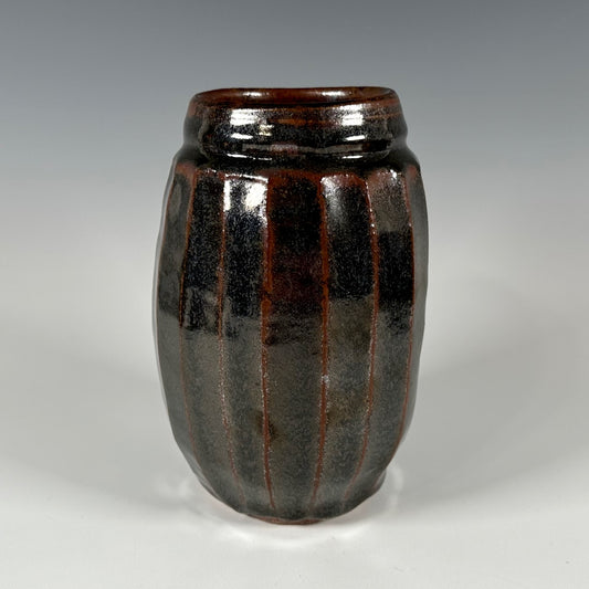 Warren MacKenzie faceted vase