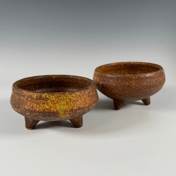 Jan McKeachie Johnston footed bowls, set of two