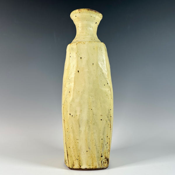Warren MacKenzie tall carved vase