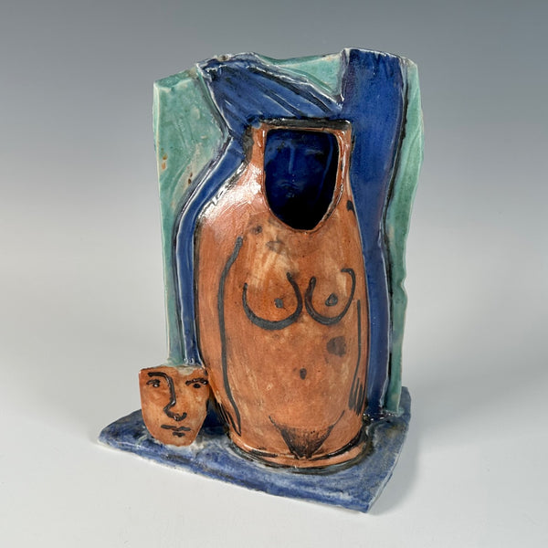 Mike Norman narrative vase, 2 of 2