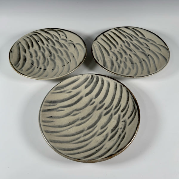 Randy Johnston plates, set of 3