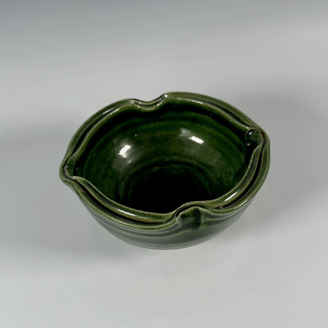 Warren MacKenzie split rim bowl