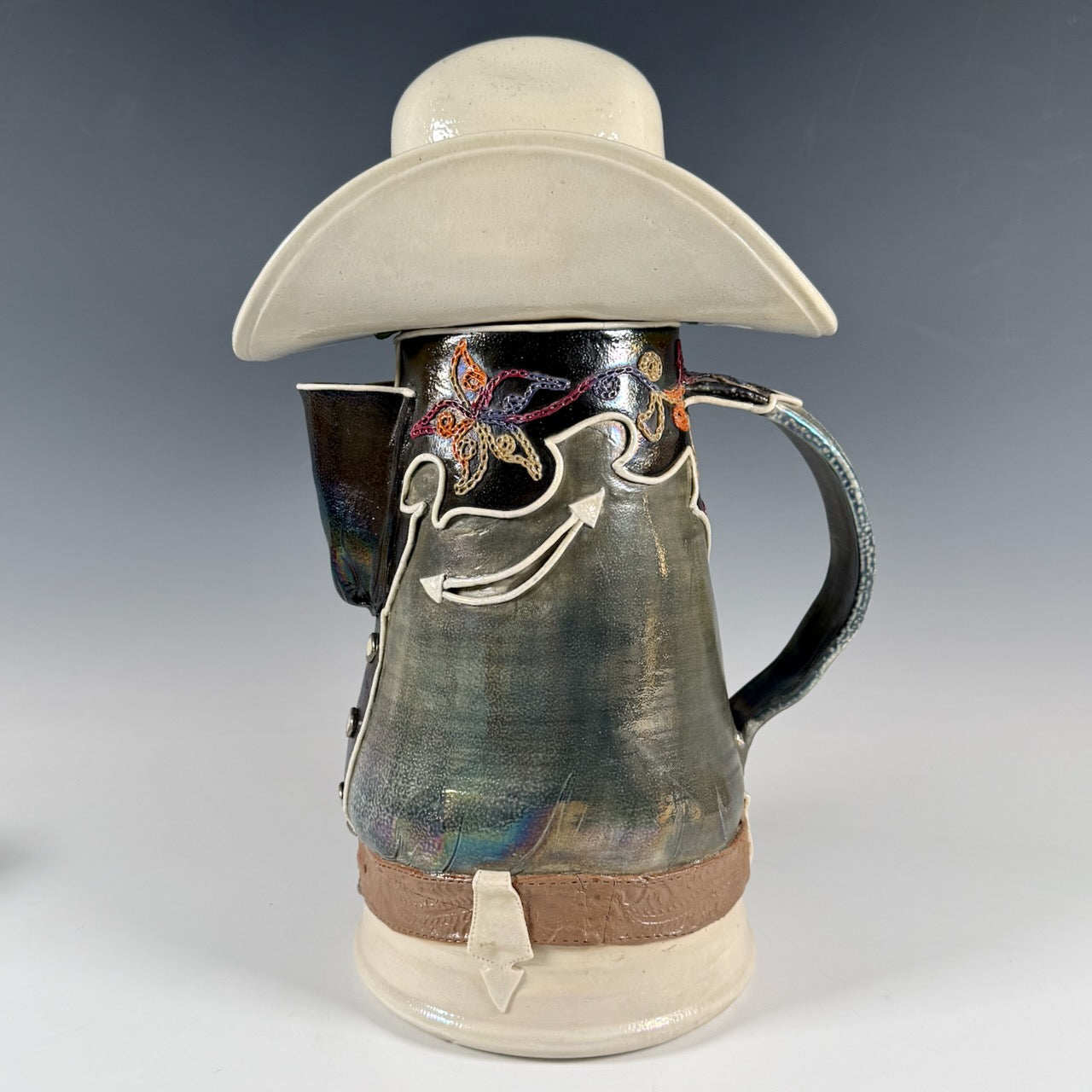 Jeanne Otis Fronske cowboy sculpture