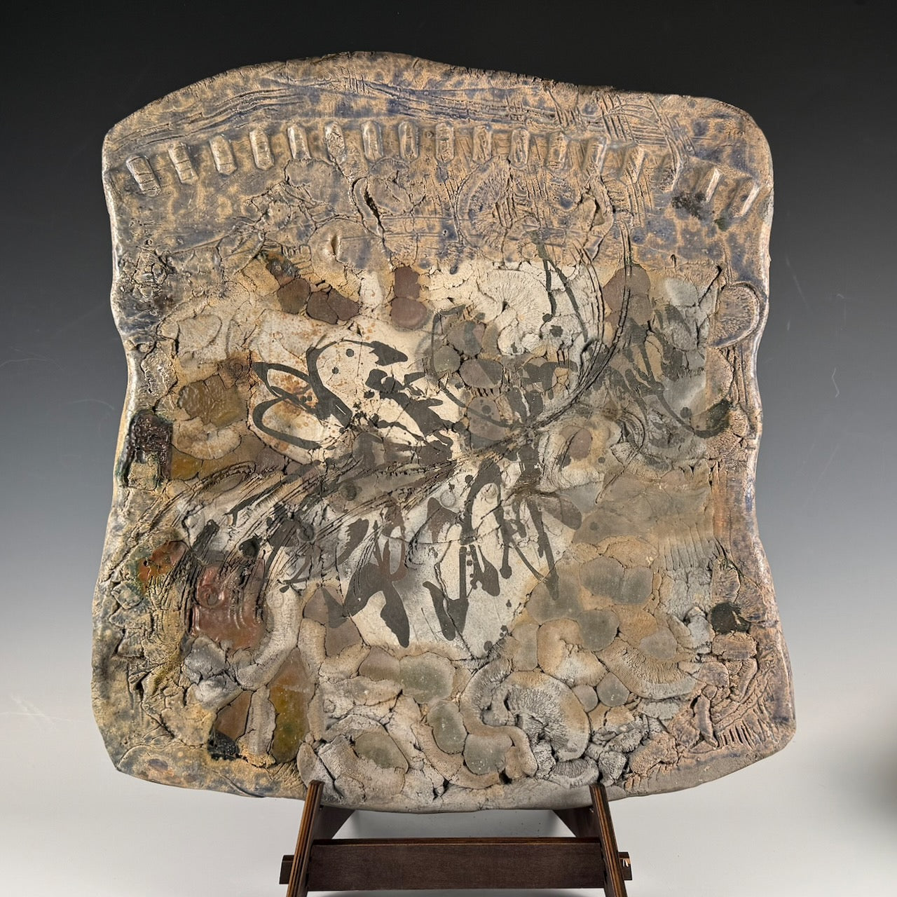 Paul Soldner large platter