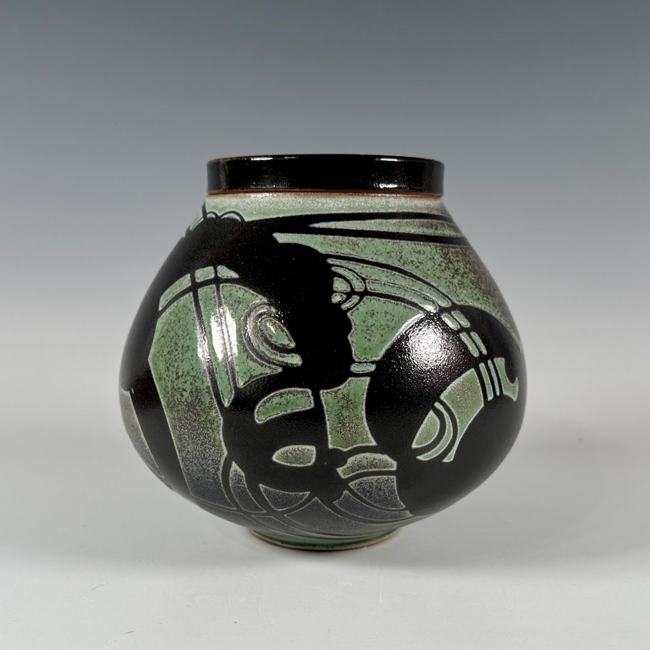 Susan Dewsnap lidded jar