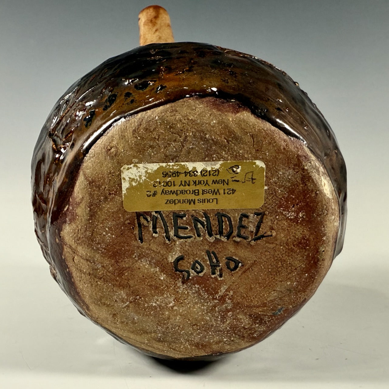 Louis Mendez teapot with figures