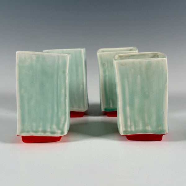 Richard Burkett tumblers, set of 4