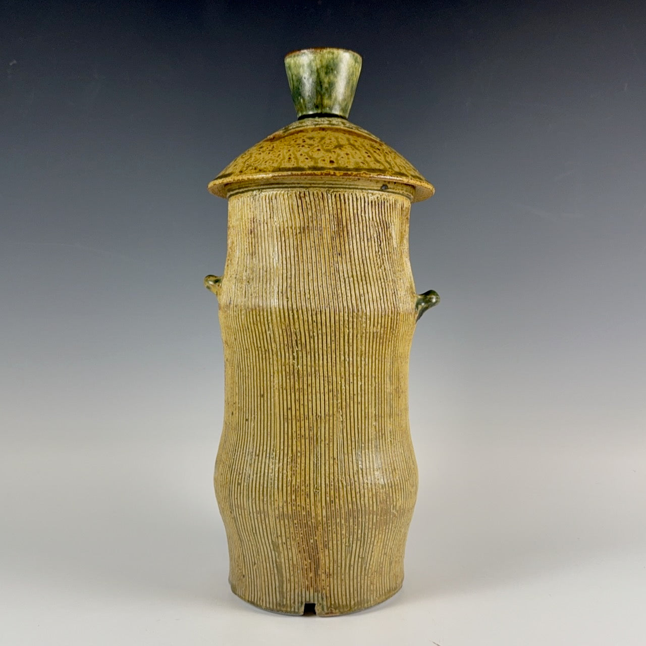 Robert Briscoe tall lidded jar