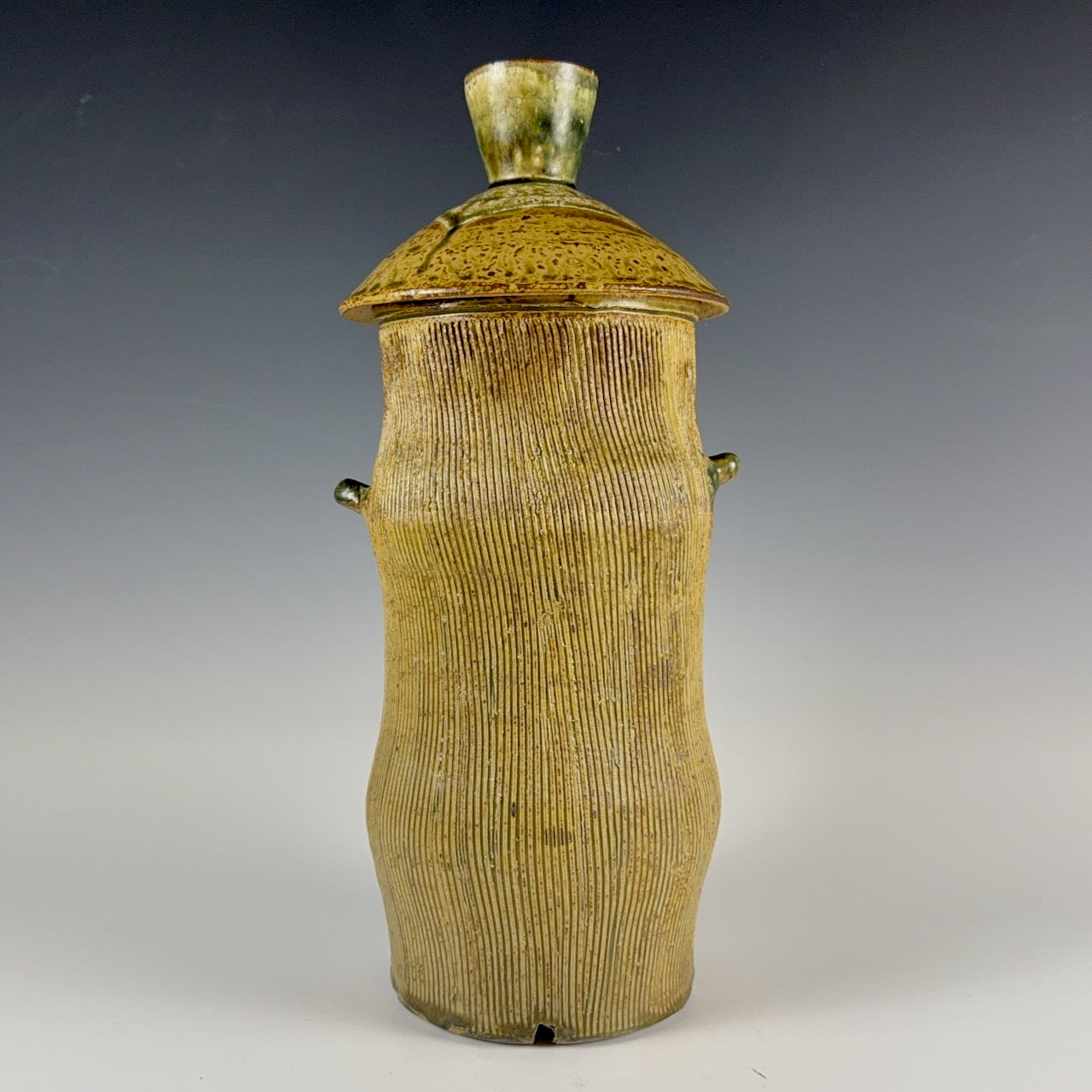 Robert Briscoe tall lidded jar