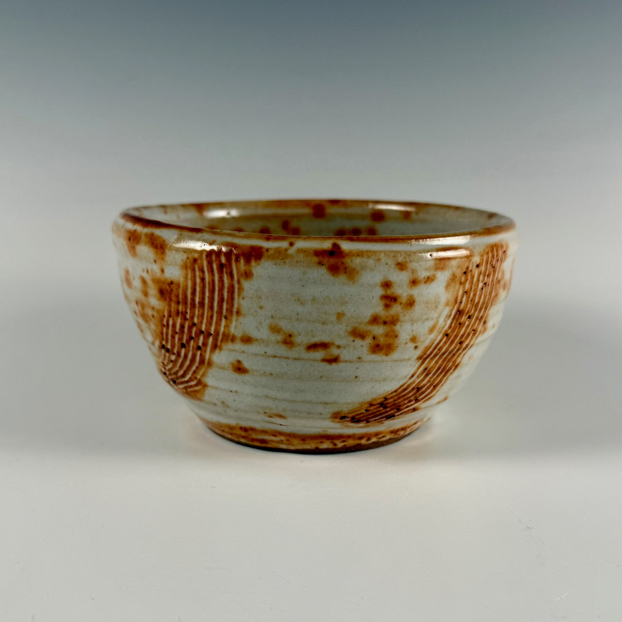 Warren MacKenzie bowl, final firing, 2 of 2