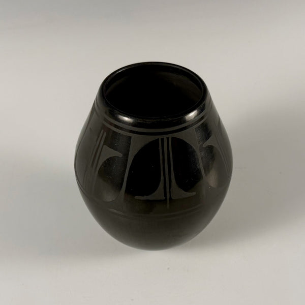 Kurt Wild blackware vase