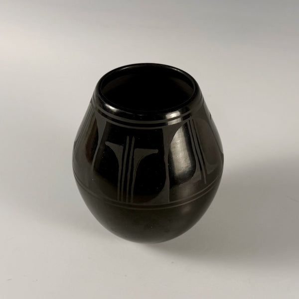 Kurt Wild blackware vase