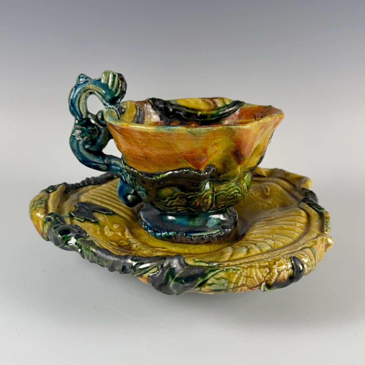 Lisa Orr large cup and saucer set, 2 of 2