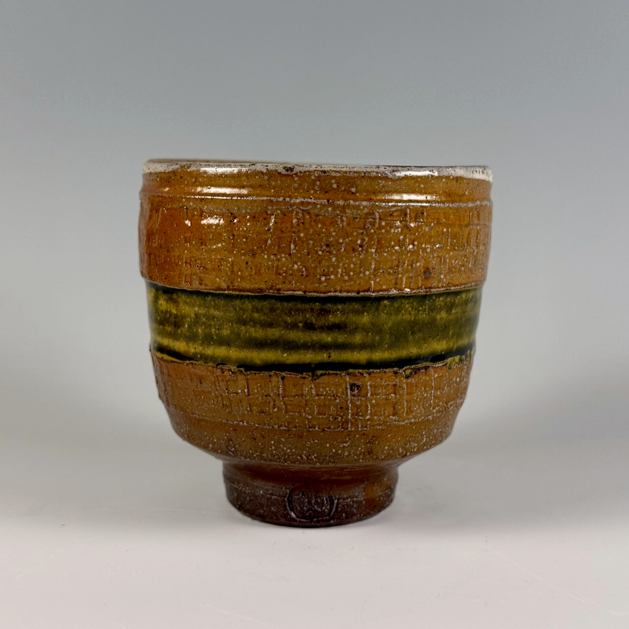 Jeff Oestreich salt glazed yunomi