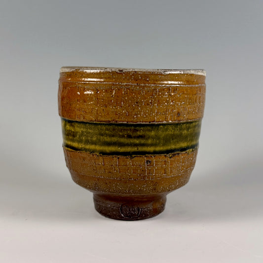 Jeff Oestreich salt glazed yunomi