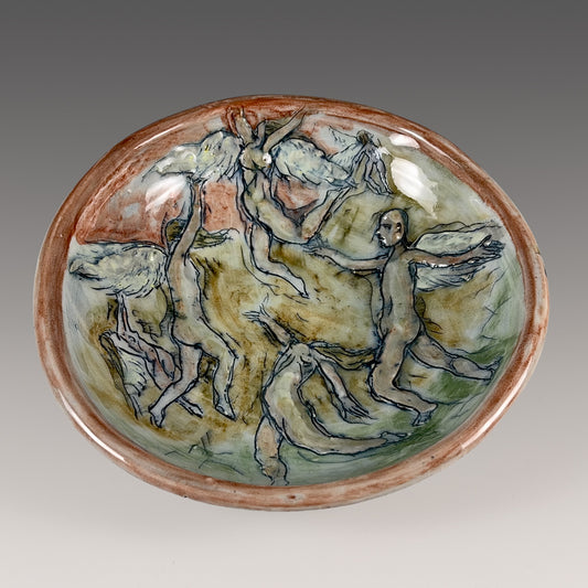 Julius Forzano large narrative bowl