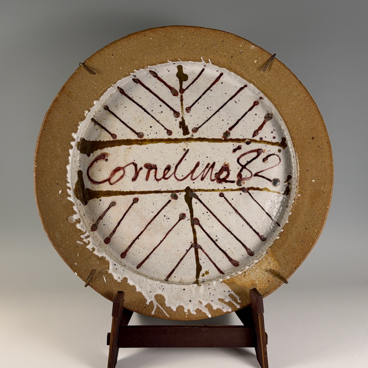 Philip Cornelius large wall hanging platter