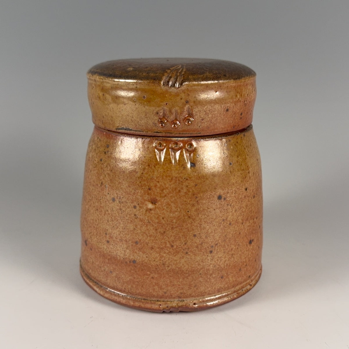 Bill Gossman lidded jar NEW