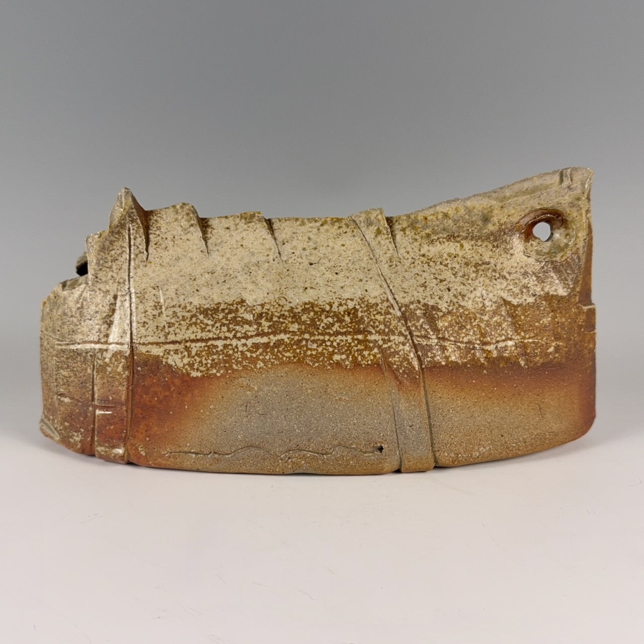 Bill Gossman sculpture, "Fish/Cliff" NEW