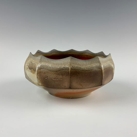 Simon Levin 'blossom' woodfired bowl