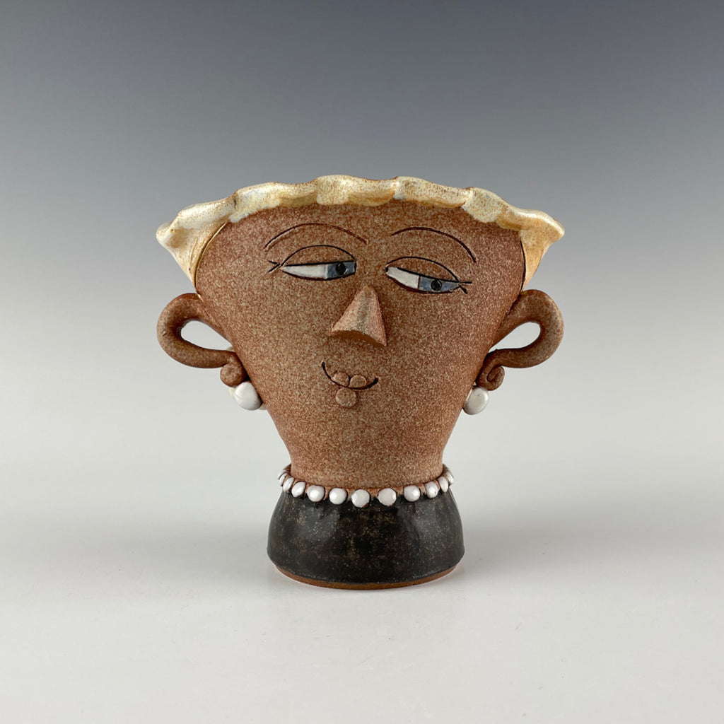 Peter & Mary Deneen vase, Open Minded Woman 2