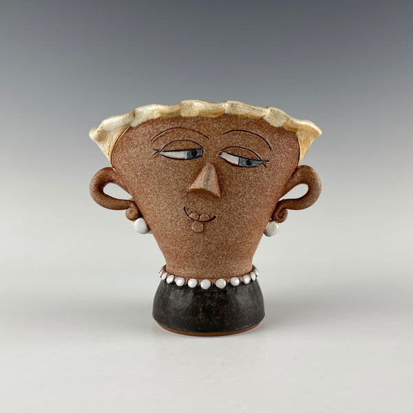 Peter & Mary Deneen vase, Open Minded Woman 2