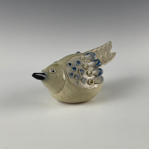 Peter & Mary Deneen bird rattle figure