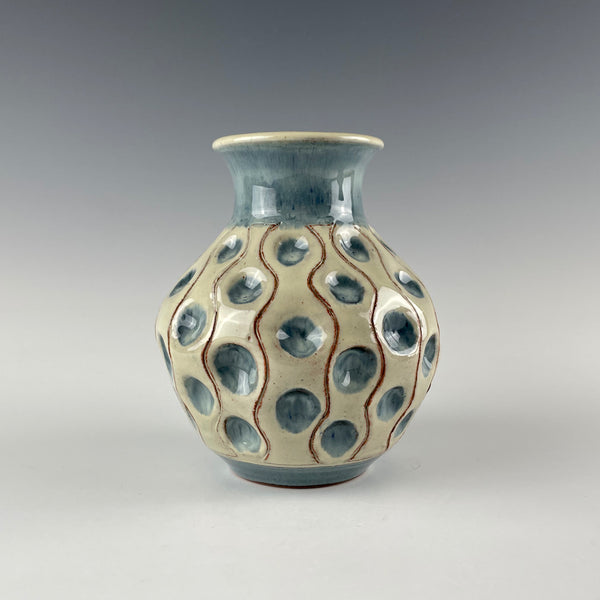 Peter & Mary Deneen vase, white