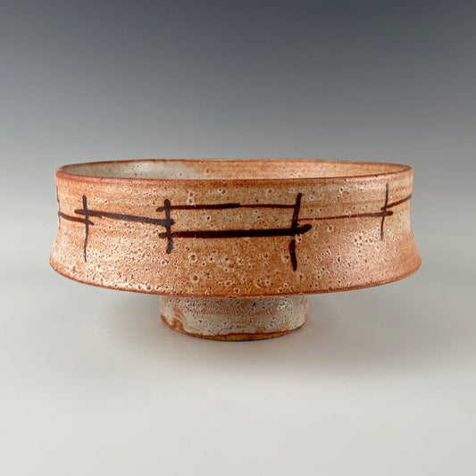 Warren MacKenzie drop rim bowl centerpiece (r)
