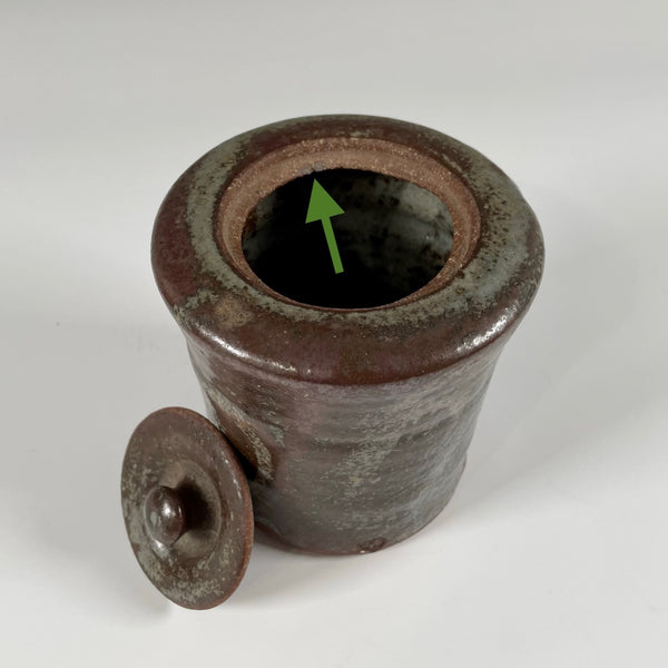 Jeff Oestreich lidded jar